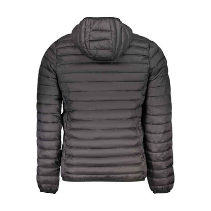 Black Polyester Men's Jacket