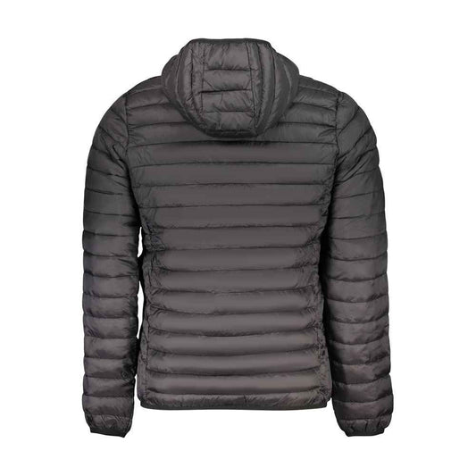 Black Polyester Men's Jacket