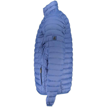 Blu Polyester Men's Jacket