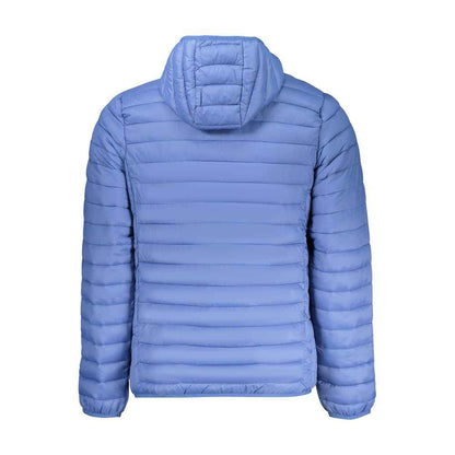 Blu Polyamide Mens Jacket