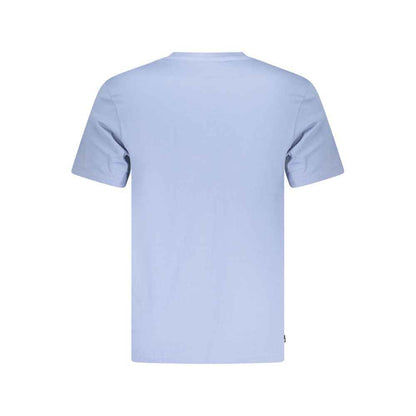 Blue Cotton Men's T-Shirt