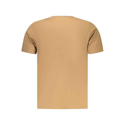 Marrone Cotton Men T-Shirt
