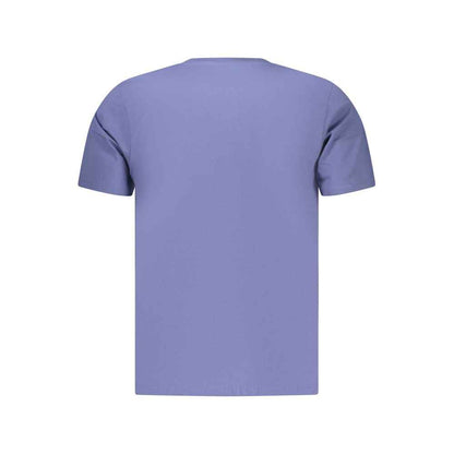 Blu Cotton Men T-Shirt
