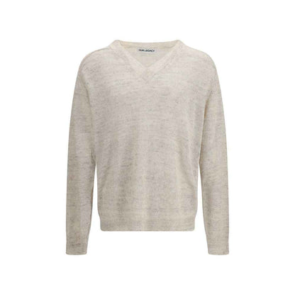 Beige Linen Sweatshirt