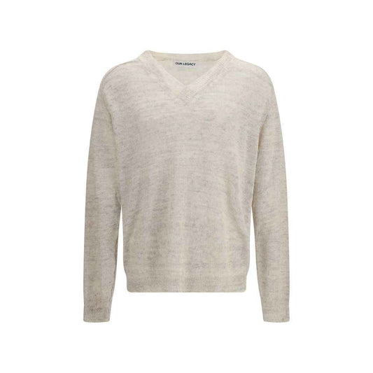 Beige Linen Sweatshirt