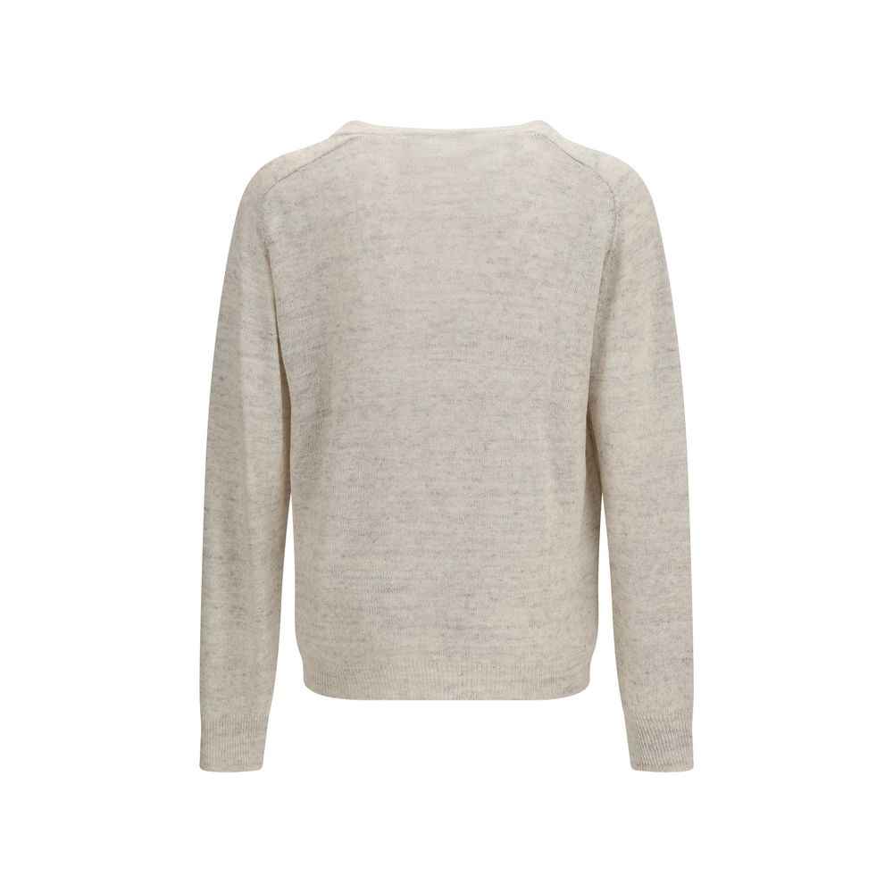 Beige Linen Sweatshirt