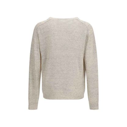Beige Linen Sweatshirt