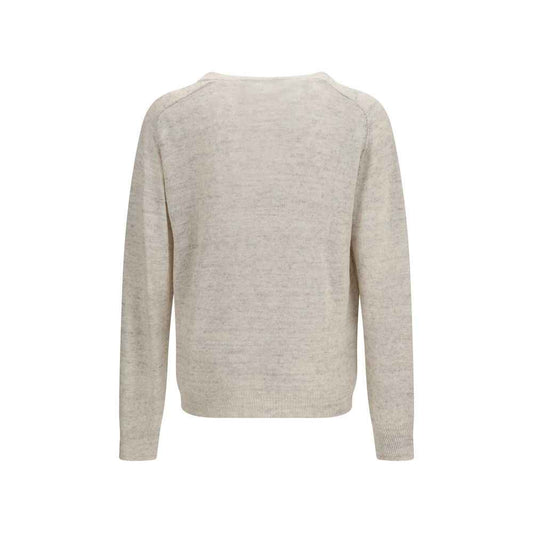Beige Linen Sweatshirt