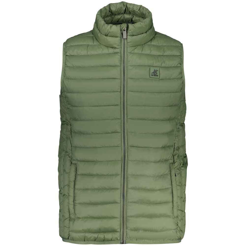 Blue Polyester Men's Vest