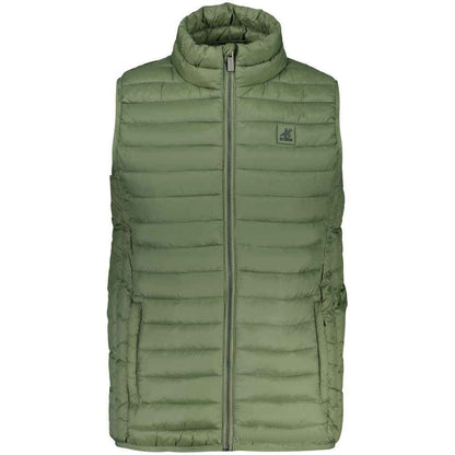 Blue Polyester Men's Vest