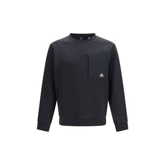 Black Cotton Sweatshirt