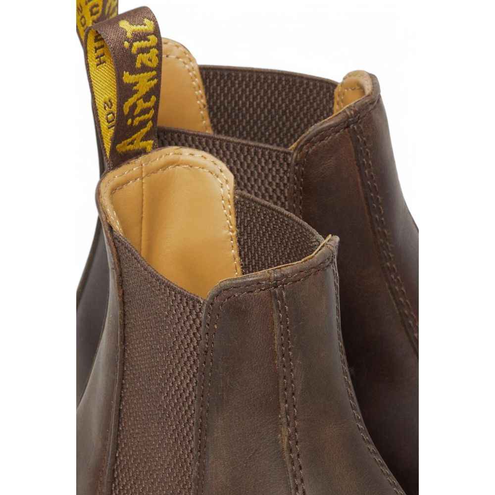 Brown Leather Ankle Boots