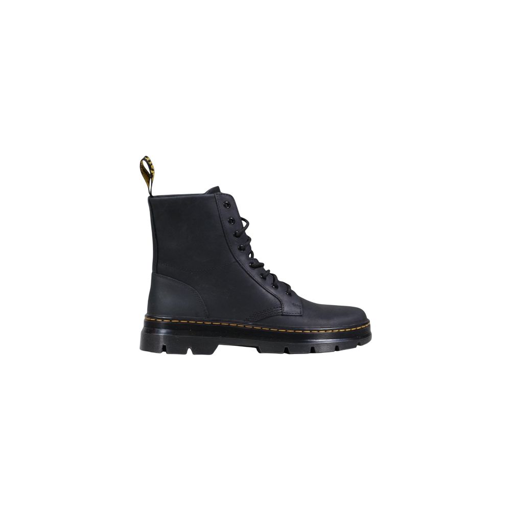 Black Leather Athletic Sneakers