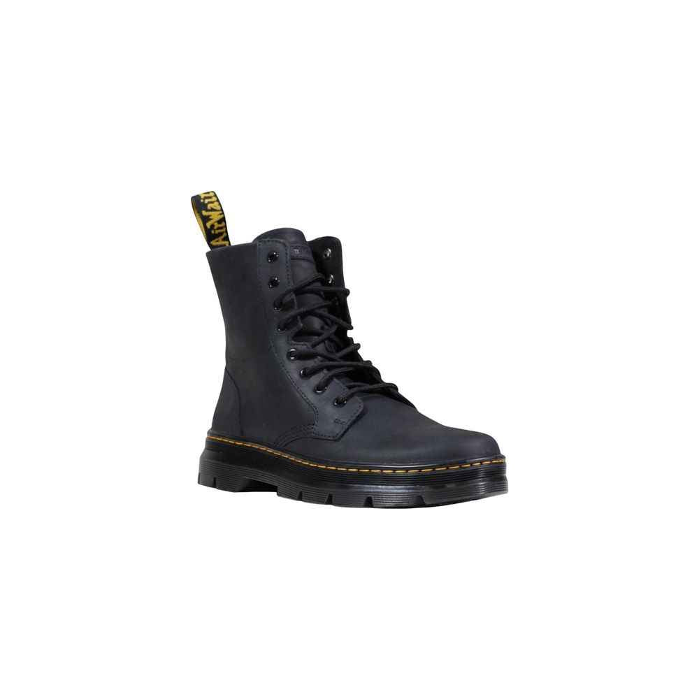 Black Leather Athletic Sneakers