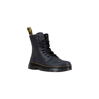 Black Leather Athletic Sneakers