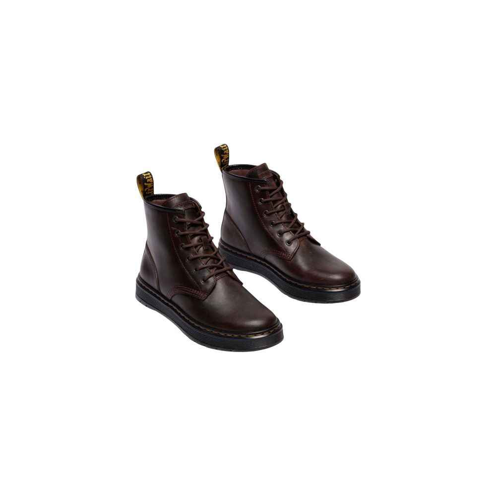 Brown Leather Athletic Sneakers