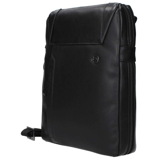 Black Leather Crossbody Bag