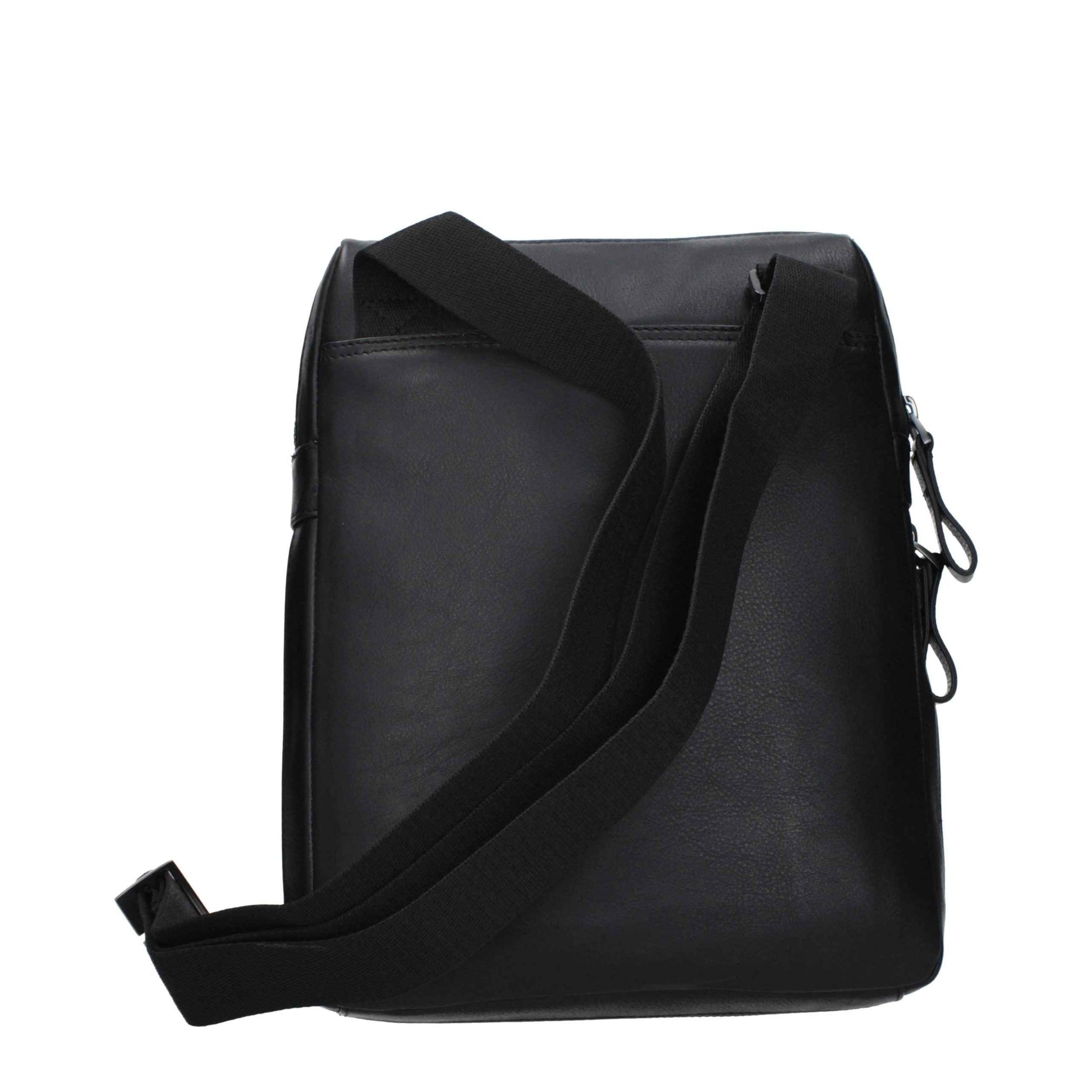 Black Leather Crossbody Bag