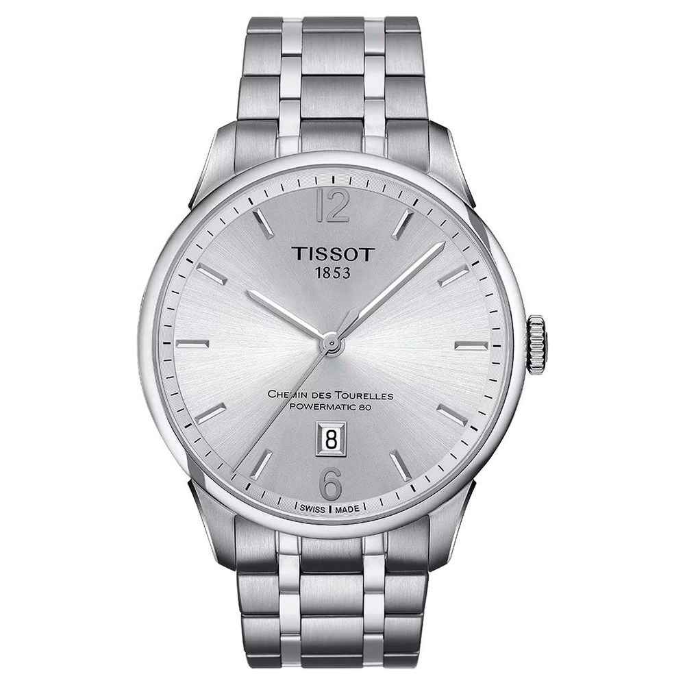 Gray Stainless Steel Dress Watch