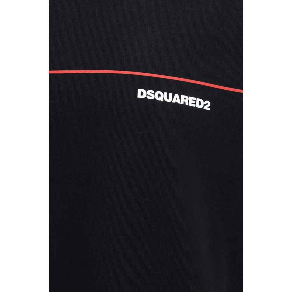 Black Cotton Sweatshirt
