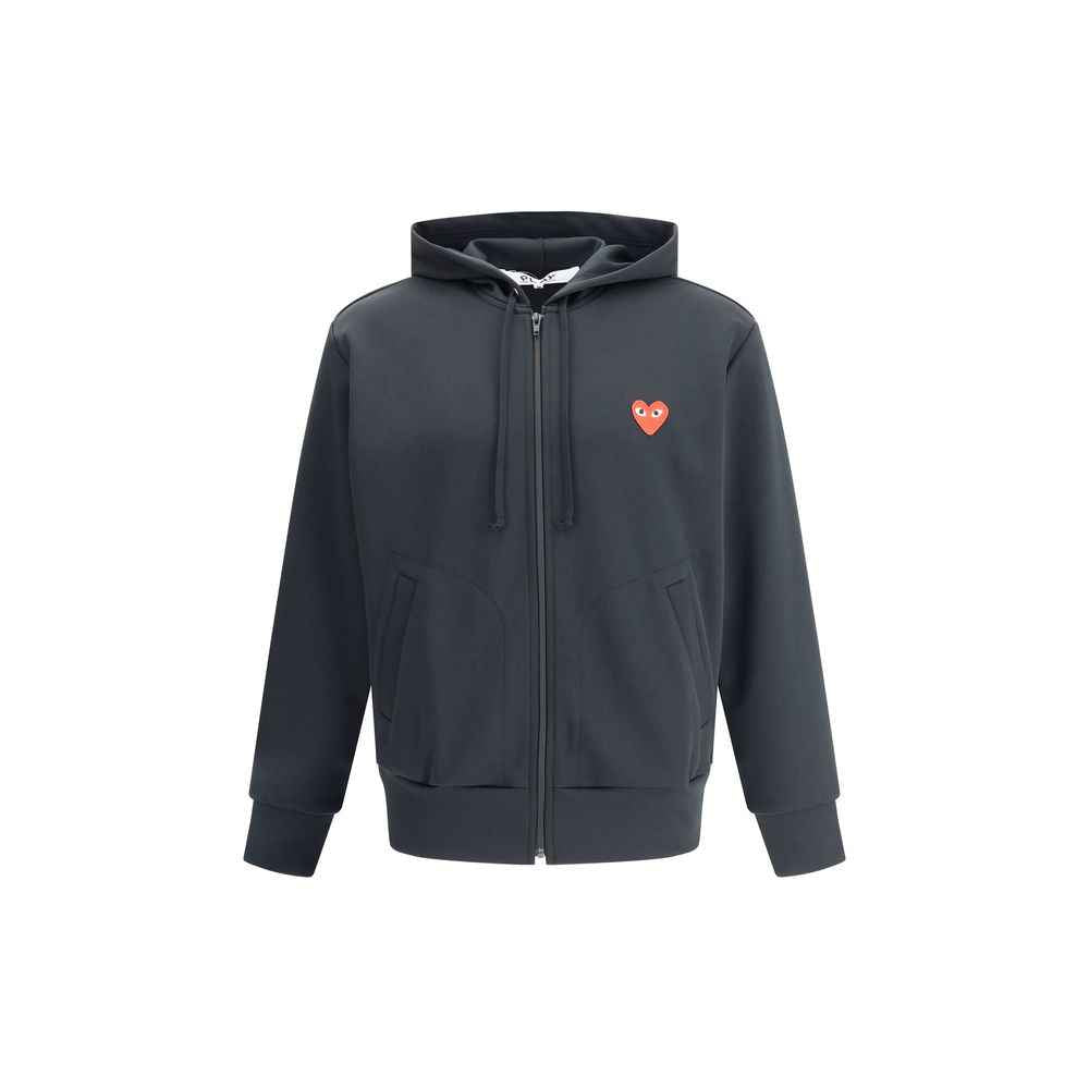 Black Polyester Sweatshirt