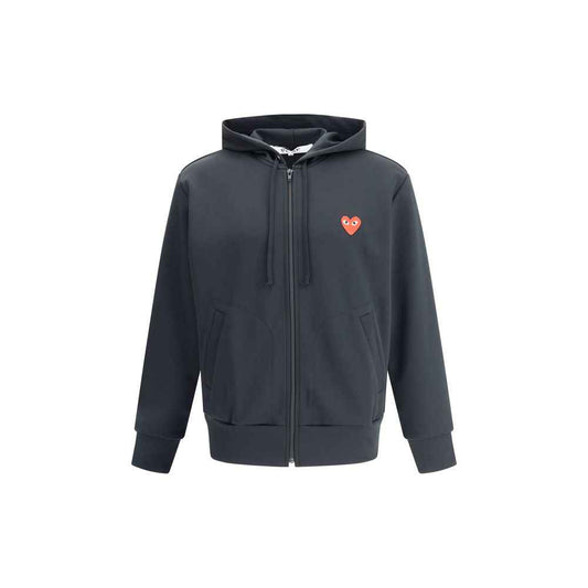 Black Polyester Sweatshirt