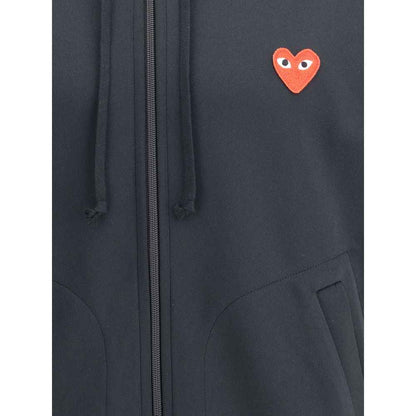 Black Polyester Sweatshirt