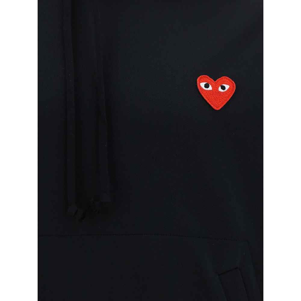 Black Polyester Sweatshirt