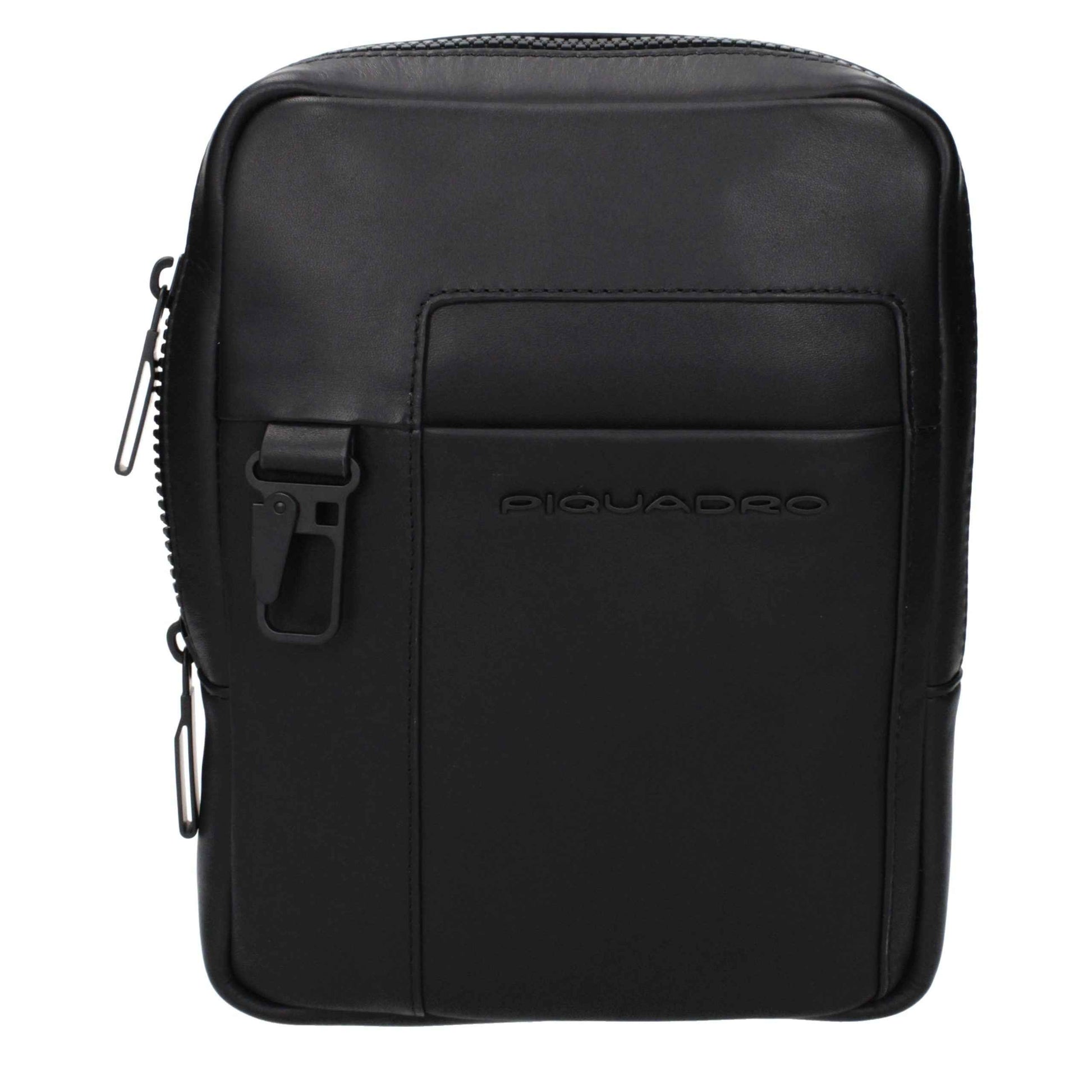 Black Leather Crossbody Bag