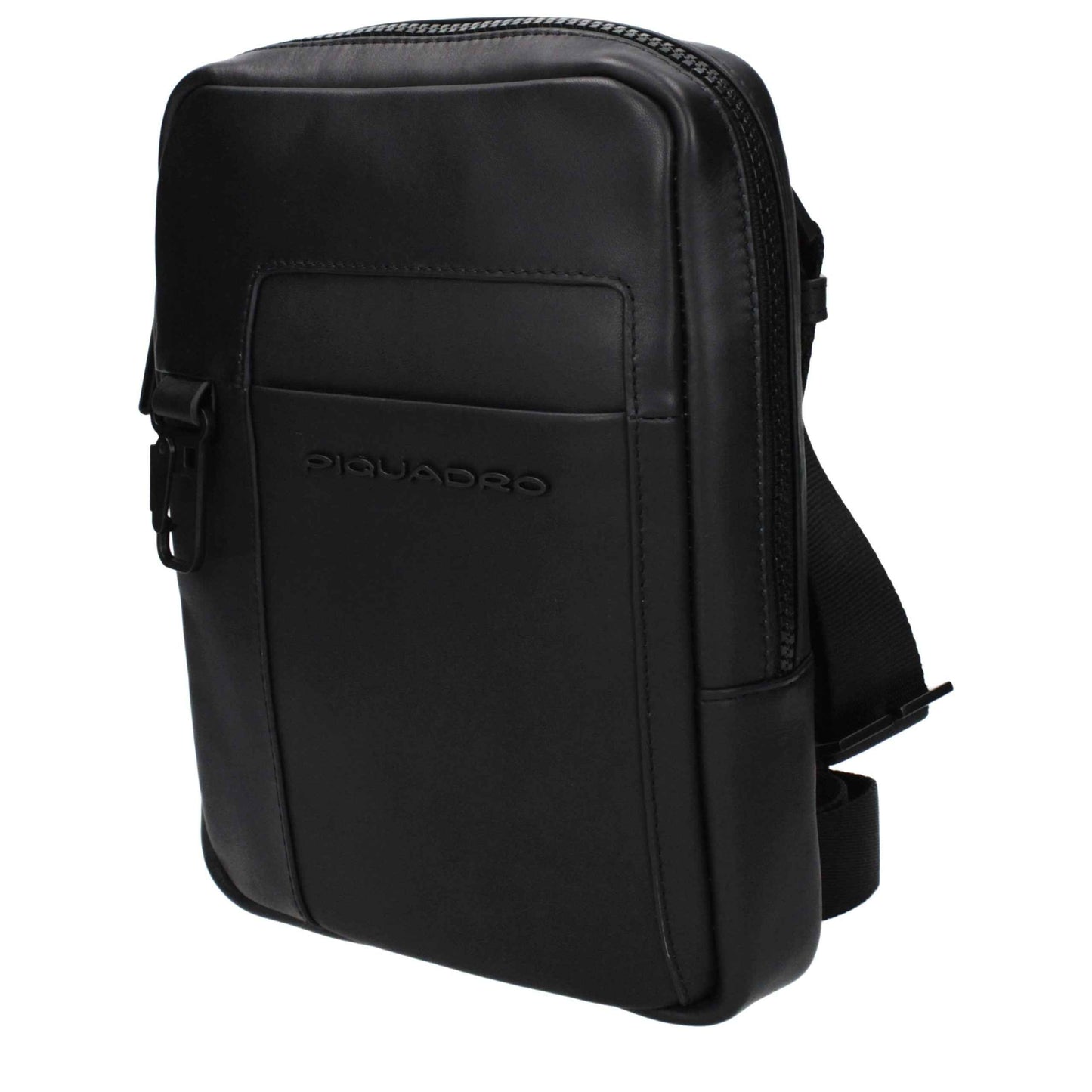 Black Leather Crossbody Bag