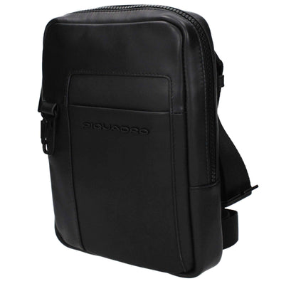 Black Leather Crossbody Bag