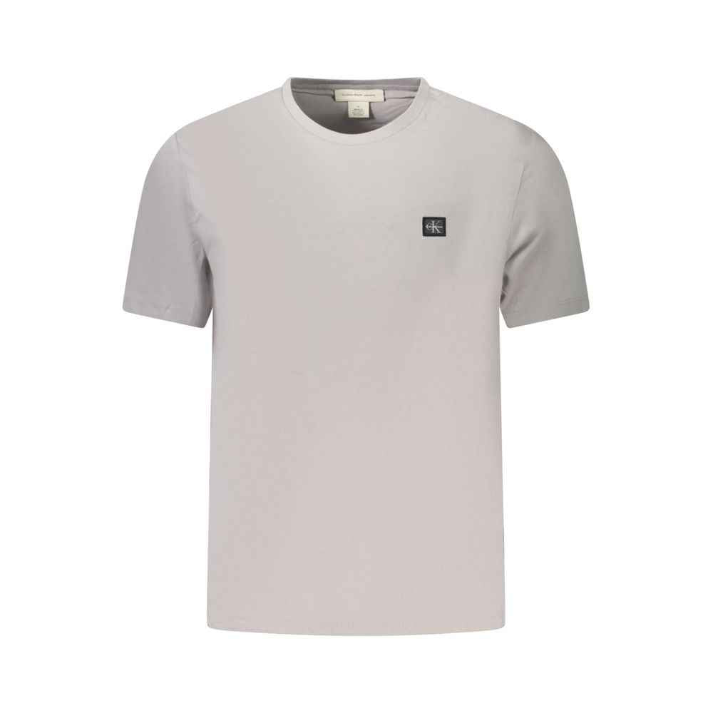 Gray Cotton Men's T-Shirt