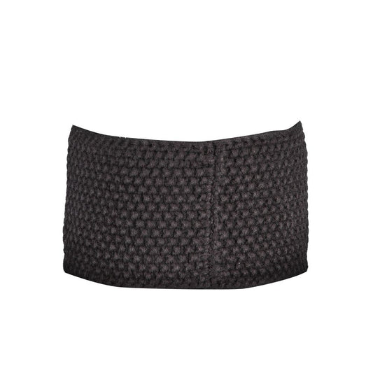 Black Marabou Headband