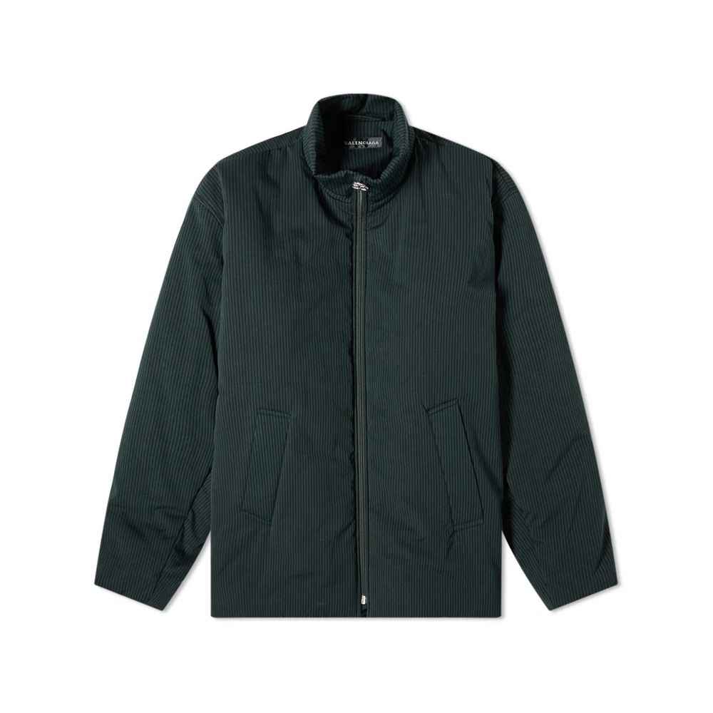 Black Cotton Full-Length Jacket