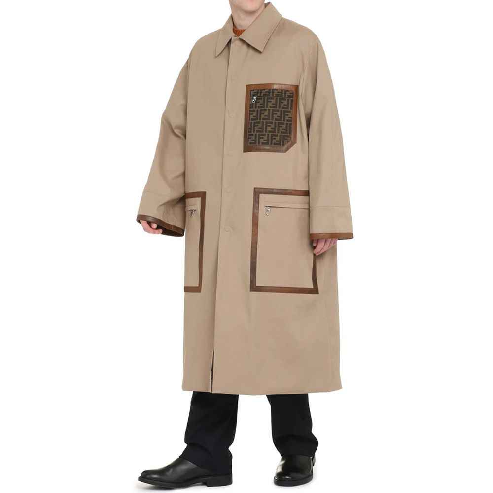 Beige Cotton Coat