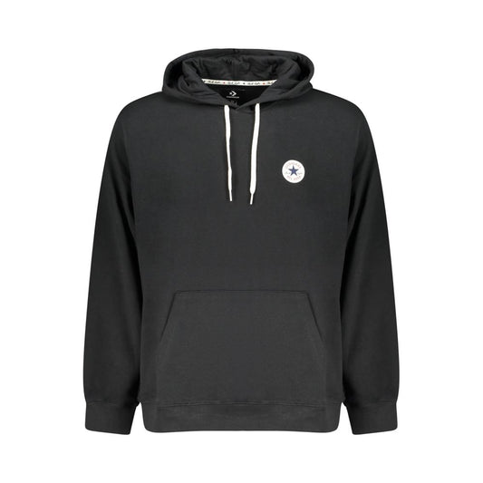 Black Cotton Sweatshirt