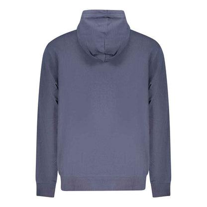 Blue Cotton Men's Hoodie