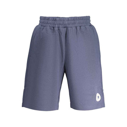 Blue Cotton Shorts