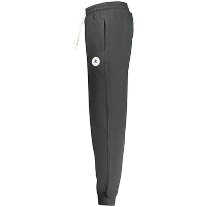Black Cotton Men's Trouser