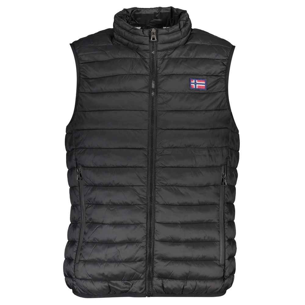 Black Polyamide Men's Jacket
