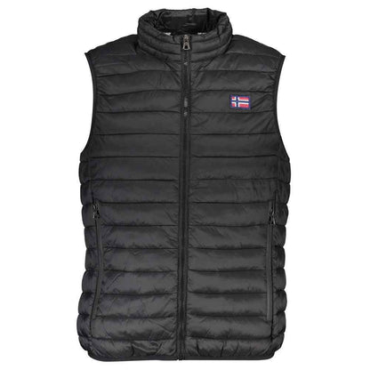 Black Polyamide Men's Jacket