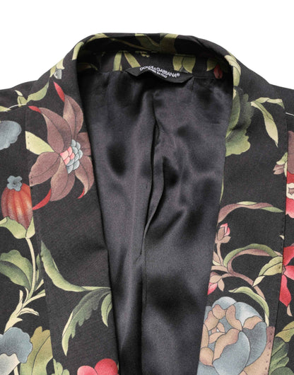 Multicolor Floral Leopard 1 Button Men Suit Jacket