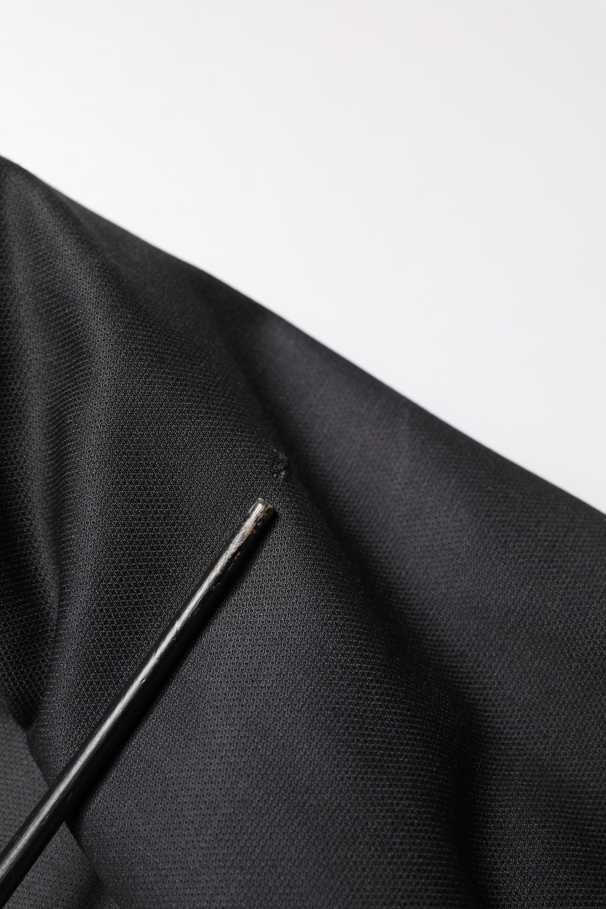 Black Wool 2 Buttons Formal 2 Piece Suit