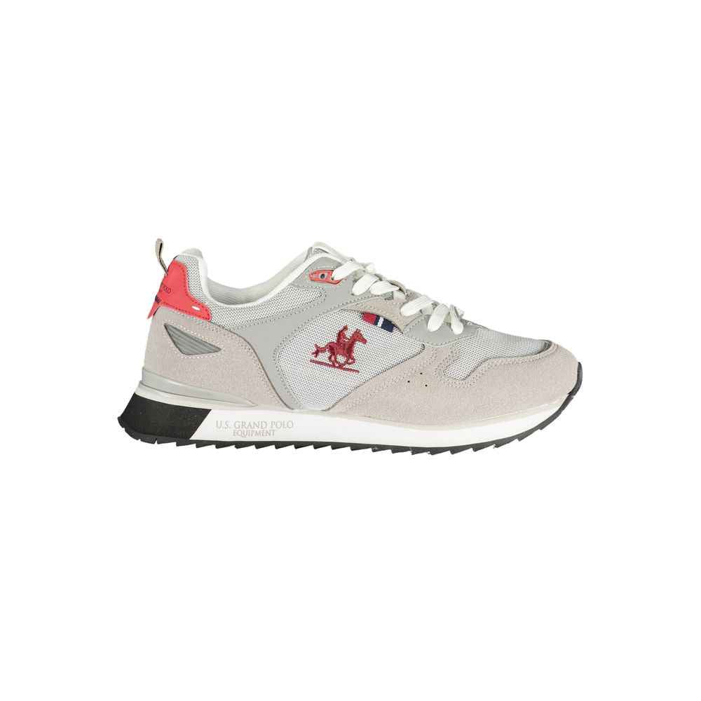 Gray Polyurethane Men's Sneaker