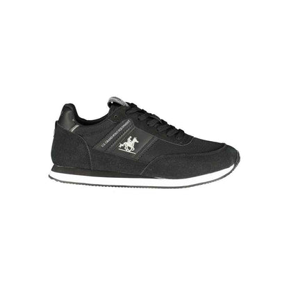 Nero Polyester Men's Sneaker