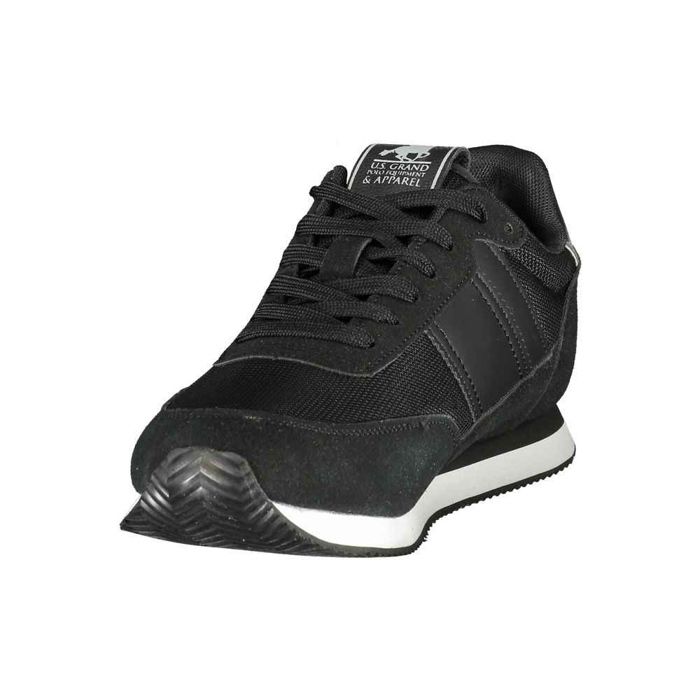 Nero Polyester Men's Sneaker