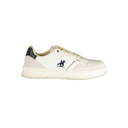 Bianco Polyester Uomo Sneakers