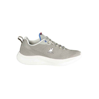 Gray Polyurethane Mens Sneaker