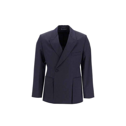 Blue Virgin Wool Blazer