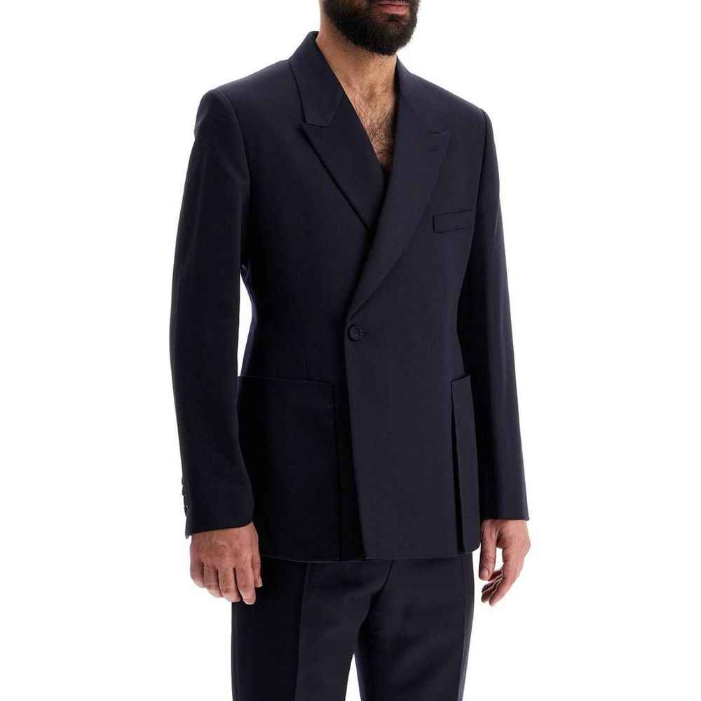 Blue Virgin Wool Blazer